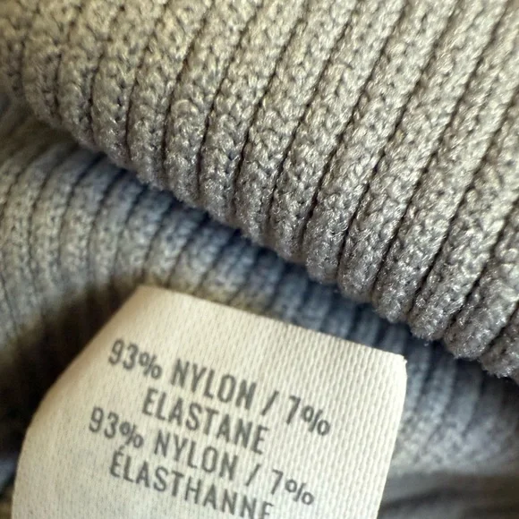 Aerie Gray Fitted Crop T-Shirt Short Sleeves - Picture 7 of 7